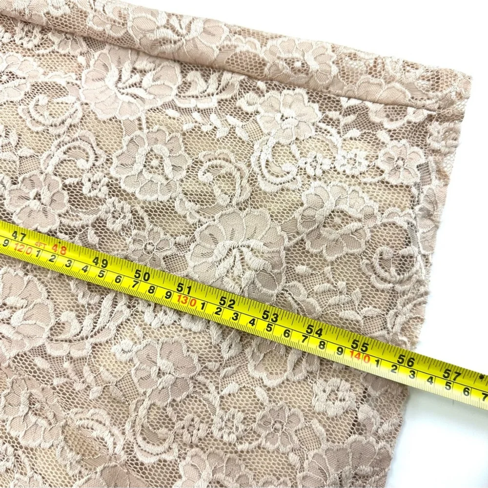 Show Me Your MuMu Sandra lace maxi dress Size 12 Champagne Wedding Bridesmaid